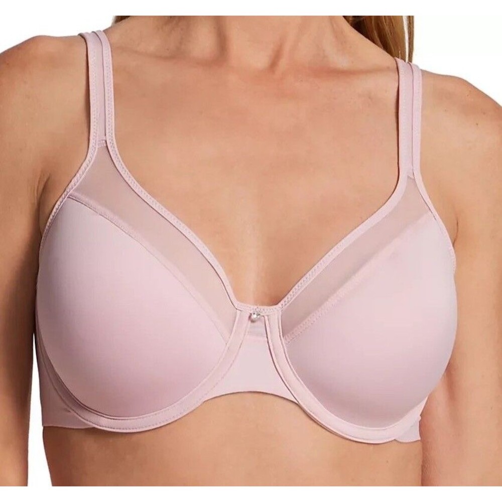 Bali One Smooth U Ultra Light Underwire Bra Size 36DD Pink 3439 NEW